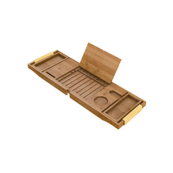 Expandable Bamboo Bathtub Tray