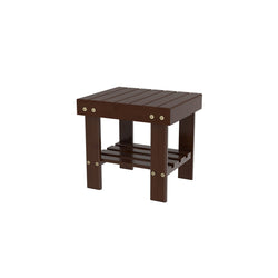 Small Wooden Step Stool Shower Foot Rest Stool